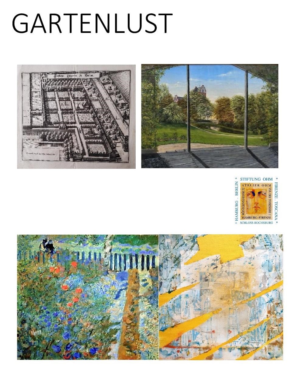 „GARTENGLÜCK“ – Ausstellungsführung mit Stifter August Ohm