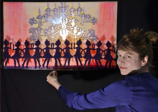 Schattentheater und Figurenwerkstatt nach dem Buch DIE ZERTANZTEN SCHUHE