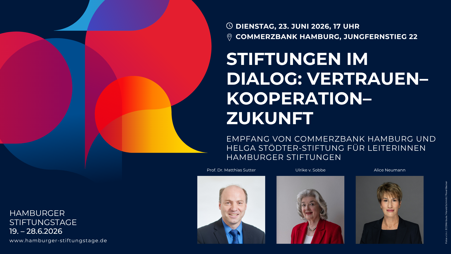 Stiftungen im Dialog: Vertrauen–Kooperation–Zukunft